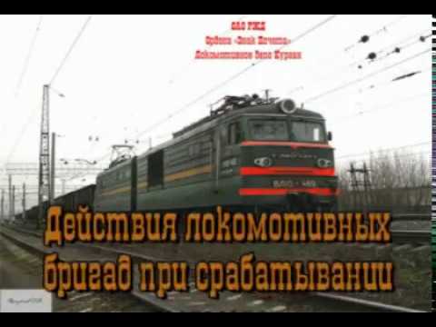 срабатывание тормозов Учебное видео