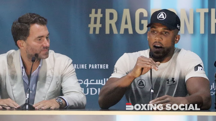 FULL ANTHONY JOSHUA POST-FIGHT PRESS CONFERENCE AFTER DEFEAT TO OLEKSANDR USYK | USYK-JOSHUA 2