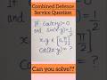 A nice trigonometry problem|| CDS previous year question|| #maths #mathstricks #mathematics