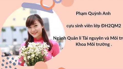 VỊ TRÍ VIỆC LÀM: CHUYÊN VIÊN QUẢN LÍ NHÀ NƯỚC VỀ TÀI NGUYÊN VÀ MÔI TRƯỜNG