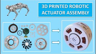 3D Printed Robot Actuator Assembly