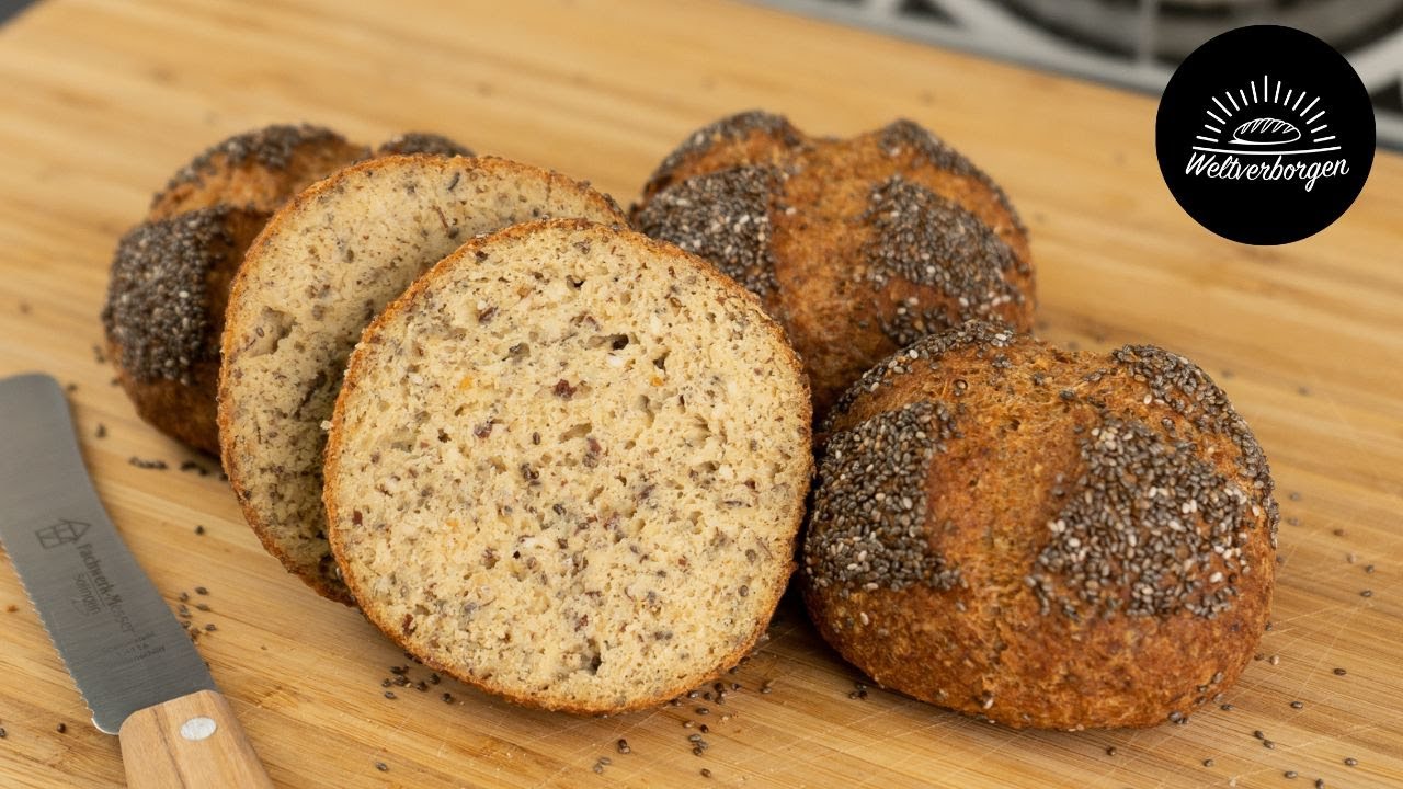 Brötchen voller Proteine, Eiweiß und Vitamine - YouTube