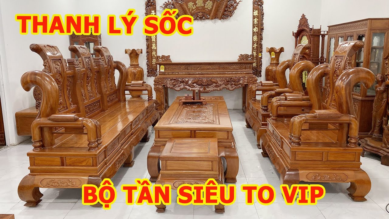 Thanh Lí Gía Sốc ???? Bàn Ghế Tần Thủy Hoàng Đẹp Siêu... - youtube