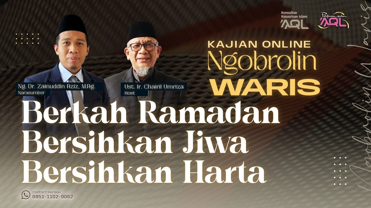 Berkah Ramadan Bersihkan Jiwa Bersihkan Harta
