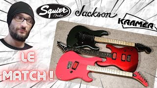 Kramer / Jackson / Squier : quelle est la meilleure des moins chères ?