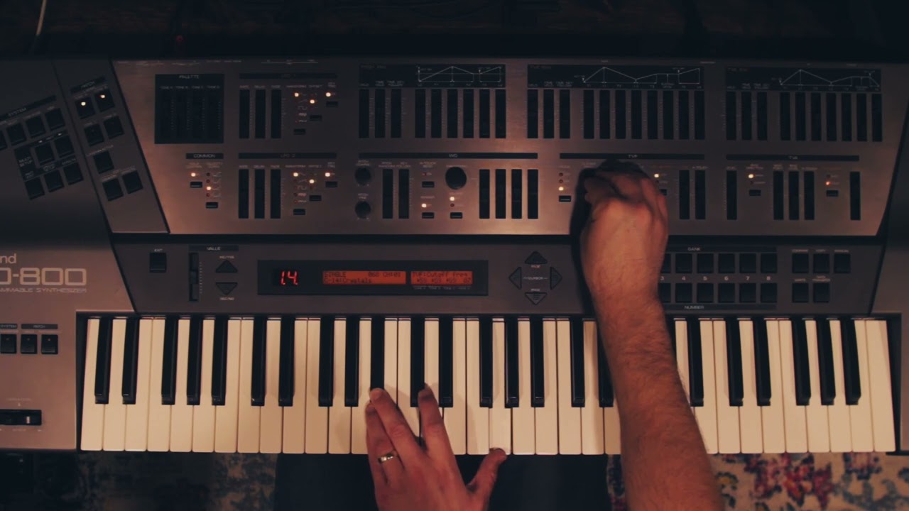 Roland JD-800 meditative ambient pads - YouTube