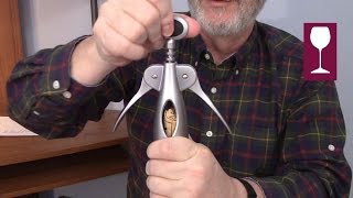 What is a butterfly corkscrew wine opener?