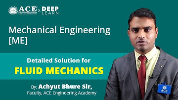 GATE 2021 MECHANICAL [ME] - DETAILED SOLUTIONS FOR FLUID MECHANICS