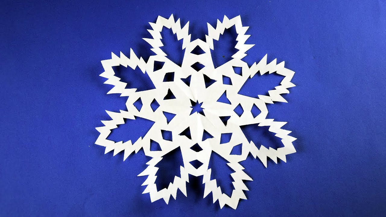 How to make Paper Snowflake №15 for Christmas and New Year Detailed