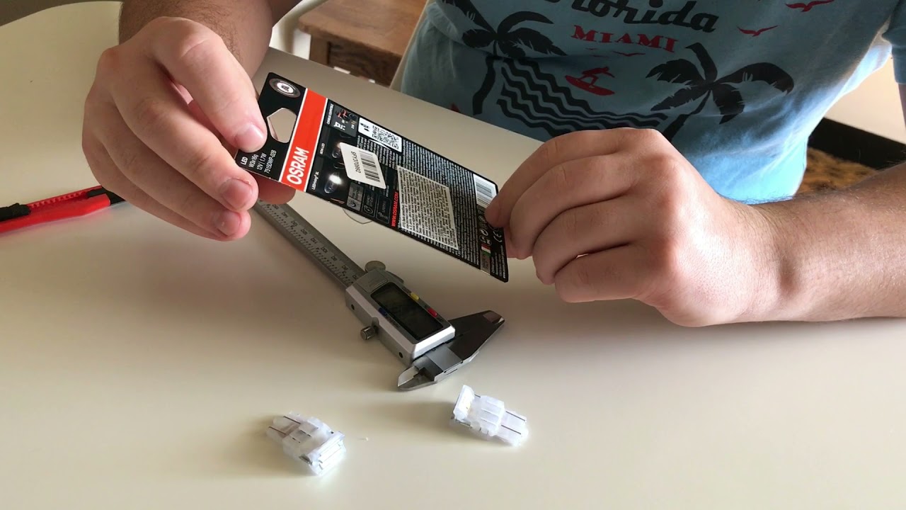 Распаковка Автолампы OSRAM W21/5W LED 7515 DWP-02B из Rozetka