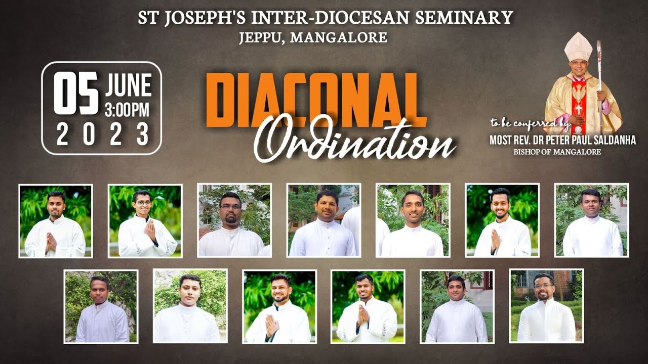 Diaconal Ordination | 05-06-2023 | St. Joseph Inter-Diocesan Seminary, Jeppu