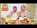 Who can eat the ENTIRE McDonald’s VALUE MENU fastest?!