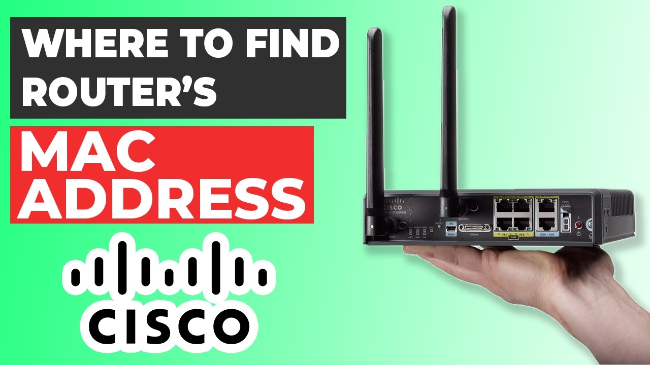 Mac Address Router Ais Where Is the MAC Address on Your Cisco Router? - YouTube