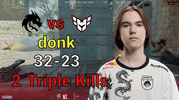CS2 Spirit donk VS HEROIC Ancient POV (32-23) | 2024/12/07 | #cs2 #csgo