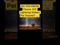 Did you know there are 1,800 thunderstorms happening on Earth right now? ⚡🌍#sciencefacts #didyouknow