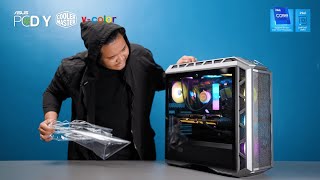 ASUS AND COOLERMASTER BUILD A PC FOR ME! 💯