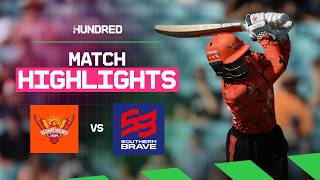 Nervy chase for in race for The Hundred Final 😬 | SunRisers Leeds vs Southern Brave Highlights screenshot 4