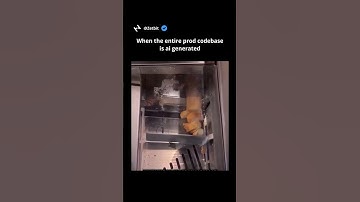 When the entire prod codebase is AI generated #coding #programming #softwaredeveloper