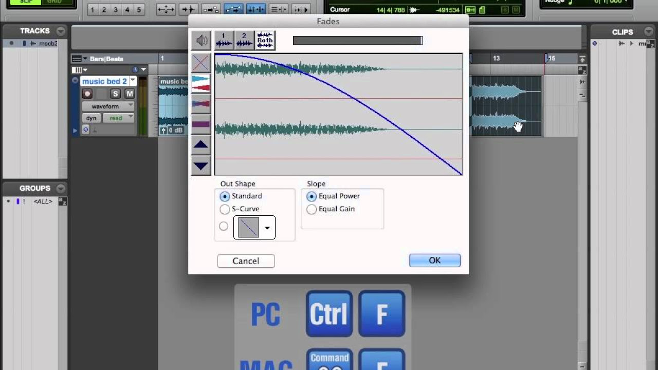 pro tools use smart tool to create cross fade pro tools use smart tool to create cross fade
