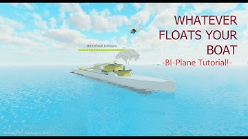 Whatever Floats Your Boat Bi-Plane Speed Build! (Advanced)