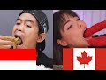 FAMOUS MUKBANGERS from different COUNTRIES