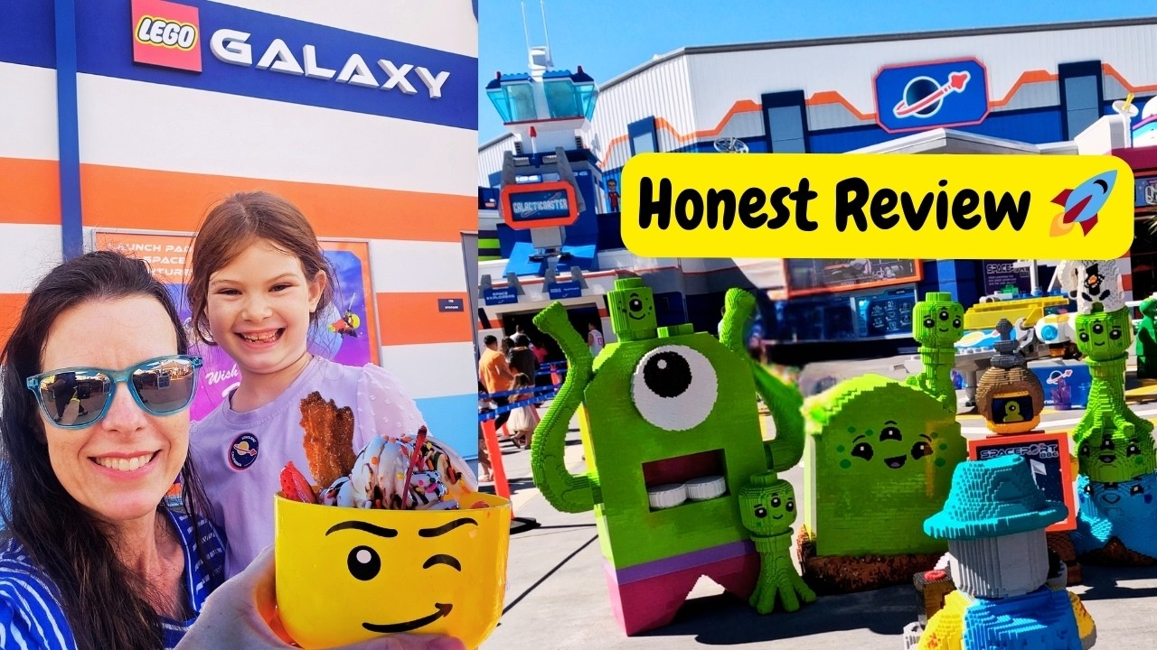 LEGOLAND's LEGO Galaxy FULL Tour BEFORE Opening Day + Honest Review and Galacticoaster Reaction