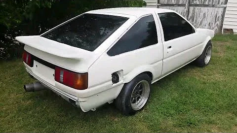 AE86 with Championship White (NH-0) paint