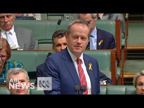 Bill Shorten pays tribute to former PM Tony Abbott