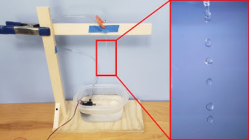 DIY Levitating Water Drop Fountain | Science Project