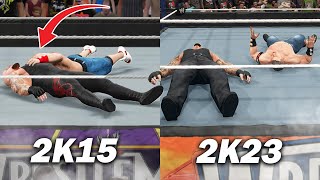 16 Things WWE 2K15 Did Better Than WWE 2K23 (Crawling Pin,Chain Wrestling & More) screenshot 4