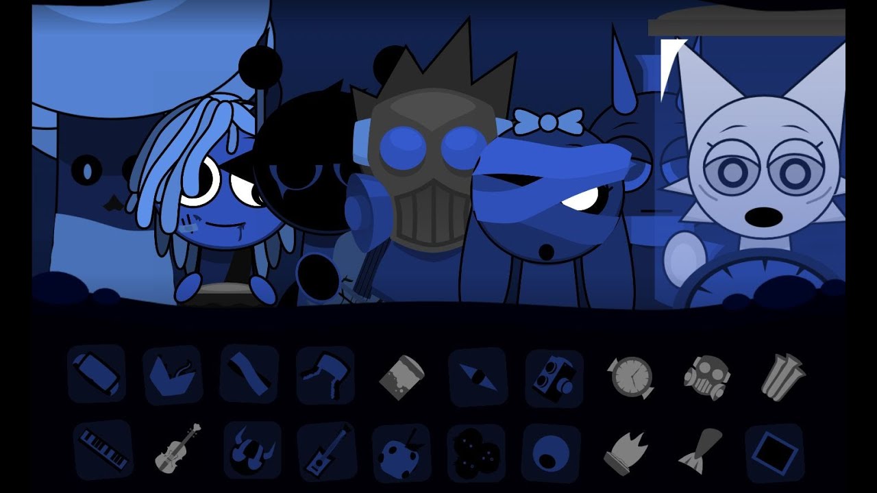 NEW MOD Sprunki Blue - YouTube