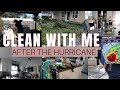 Clean with me after the storm || Inside and outside cleaning || SPEED CLEANING