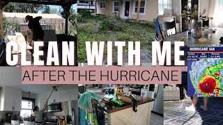 Clean with me after the storm || Inside and outside cleaning || SPEED CLEANING