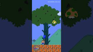 Mario&#39;s Power gets stuck in a Tree😛 #mario #shorts