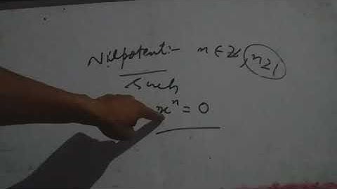 Idempotent, Boolean ring and Nilpotent with exercise question