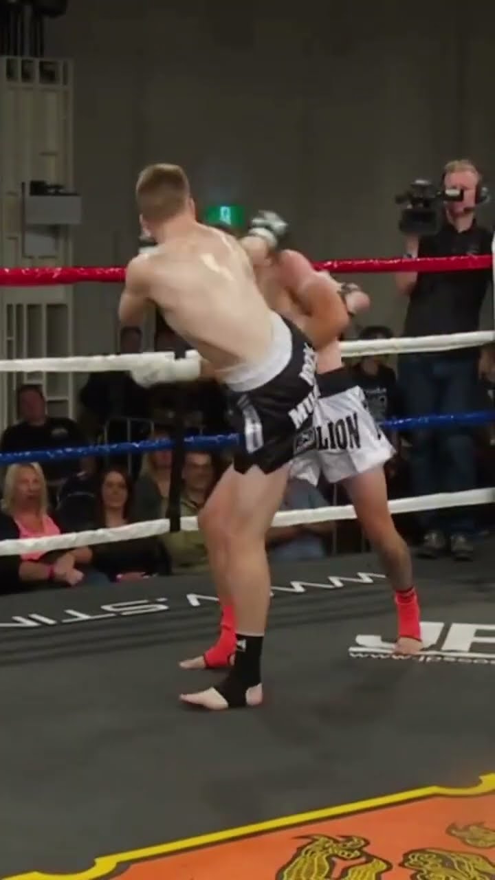You got to love a sweep!! Tyler Hardcastle with a monster sweep on Rebellion Muay Thai.
