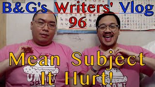 Knowing the cruelty of your writing still hurts when you write it | Writers' vlog 0096 - WRITING