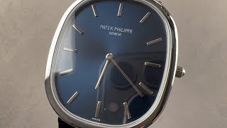 Patek Philippe Golden Ellipse 5738P-001 – Platinum & Blue Gold Dial Review