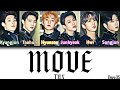 TNX - MOVE (Color code Lyrics)