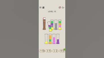 Sortpuz Gameplay Level 13 (Android, iOS) #sortpuz #sortpuzanswers #shorts #androidgames