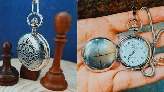 Engraved pocket watch. Engraved on all kinds of ornaments and rings