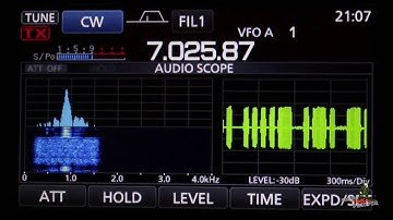 Icom IC-7300 Touch Screen Demonstration