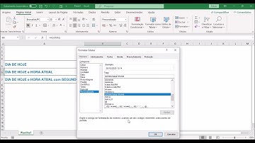 Data e Hora Automática no Excel
