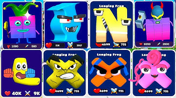 Alphabet Run ABC Letter Go New Update vs Merge ABC Alphabet Lore Max Level Gameplay