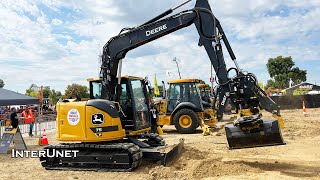 John Deere 75 PTier MidSize Excavator Demonstrations at 2023 Utility Expo