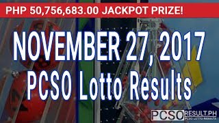 PCSO Lotto Results Today November 27, 2017 (6/55, 6/45, 4D, Swertres & EZ2)