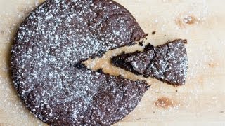 Today i'll be making kladdkaka, literally translated as sticky cake, a
real swedish specialty. pretty much any coffee-shop in sweden will
sell big wedges of ...