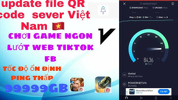 Update file QR code chơi game cho V2rayNG và Shadowrocket tốc độ ổn định ping thấp