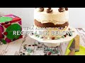 Fault line cake tutorial  vanilla chocolate buttercream design