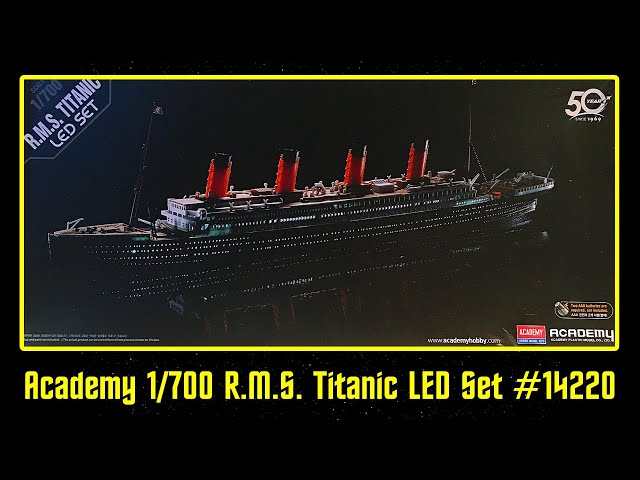 Maquette Academy 1/700 R.M.S Titanic – Kit LED MCP (Multi Color) – Réf 14220